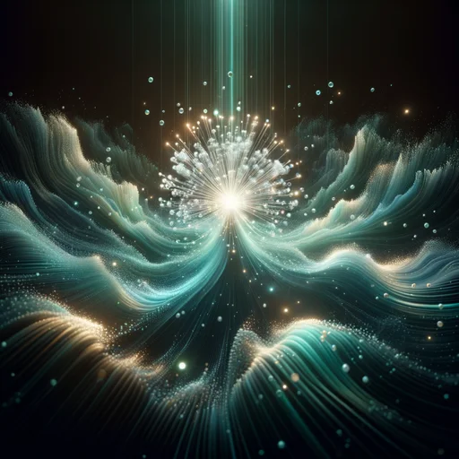 The Exhale - Abstract art representing release